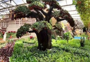 仿真樹雕塑選定，植物雕塑，玻璃鋼仿真樹雕塑常用