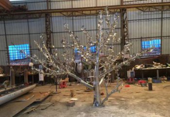 楓樹(shù)雕塑制作,動(dòng)態(tài)雕塑,不銹鋼楓樹(shù)雕塑定制廠家