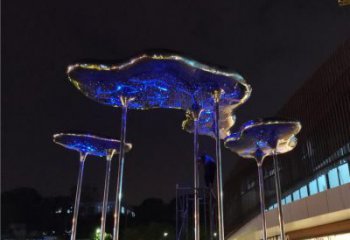 祥云雕塑供需，廣場雕塑，不銹鋼祥云雕塑定制