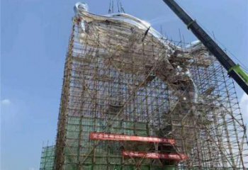 祥云雕塑優選，多彩藝術，抽象不銹鋼祥云雕塑選用