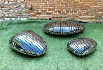 鵝卵石坐凳雕塑，鍛造景觀雕塑，現代工藝