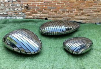 庭院坐凳雕塑，公園景觀雕塑，鵝卵石坐凳雕塑廠家