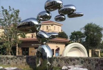 街道景觀石雕塑，鑄銅景觀雕塑，古銅效果