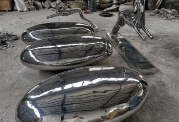 小區景觀石雕塑，拉絲景觀雕塑，抽象效果