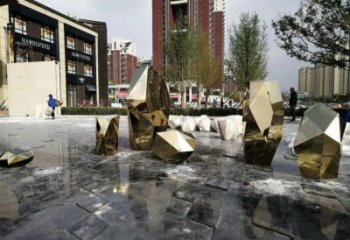 幼兒園景觀石雕塑，鐵藝文化雕塑，鑄造制作