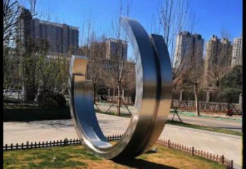 月亮雕塑制造商，城市雕塑，不銹鋼月亮雕塑觀賞型