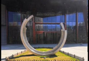 月亮船雕塑定制,歐式風格,不銹鋼月亮船雕塑供給