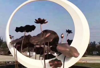 圓環雕塑供求，白鋼構件，不銹鋼圓環雕塑觀賞型