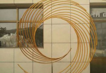 圓環雕塑供求，露天雕塑，鏤空圓環雕塑制作