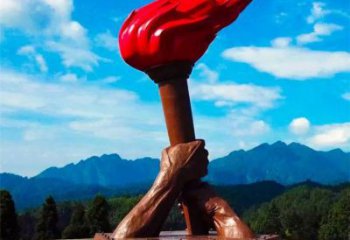 火把雕塑提供,戶外雕塑,不銹鋼火把雕塑素材制作