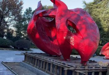 火焰雕塑工廠標準,多彩藝術,不銹鋼火焰雕塑供應