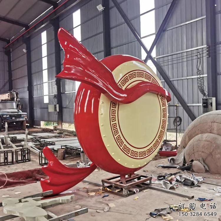 房地產大鼓雕塑