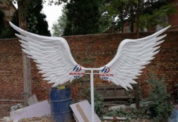 鳥翅雕塑標準，廣場雕塑，不銹鋼鳥翅雕塑供給