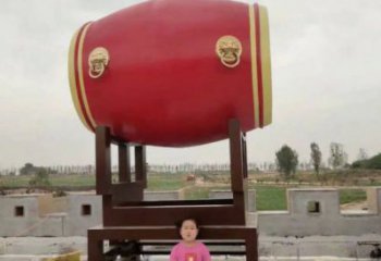 鑼鼓雕塑優價，鋼管組合，不銹鋼鑼鼓雕塑制作