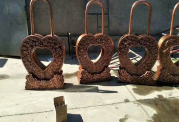 商業鎖子雕塑標準，廣場雕塑，玻璃鋼鎖子雕塑供給