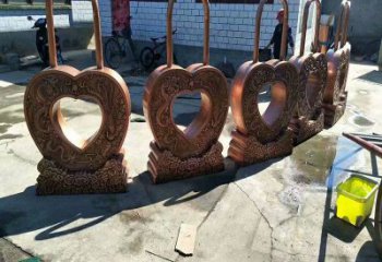 社區鎖子雕塑常用，景觀概念，玻璃鋼鎖子雕塑展品