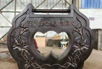 鋼鑄鎖子雕塑定價，街頭雕塑，烤漆不銹鋼鎖子雕塑定價