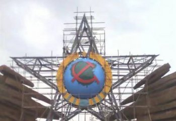 銅陵公園五角星雕塑