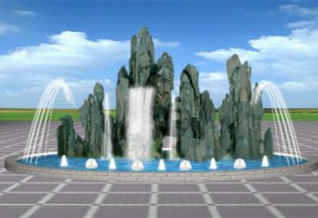 黔南電影變頻噴泉雕塑，水景噴泉雕塑承接