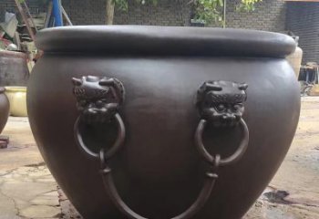平頂山鑄銅缸雕塑生產