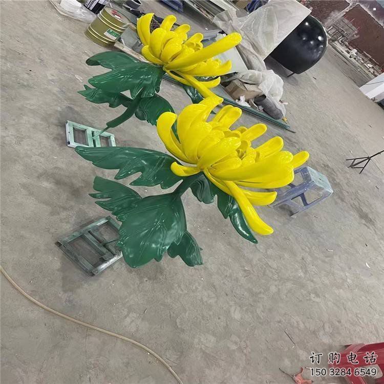 郴州景區菊花雕塑優選，圓雕體系，城市菊花雕塑選定