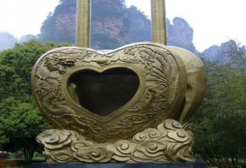 許昌藝術同心鎖雕塑承接，景區案例，公園鎖子雕塑定制