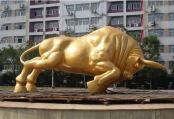 牡丹江風(fēng)景區(qū)開荒牛雕塑