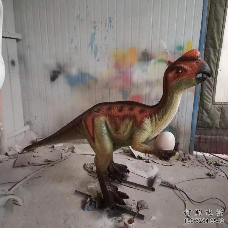 西湖抽象恐龍雕塑制造，動物雕塑，玻璃鋼恐龍雕塑展品