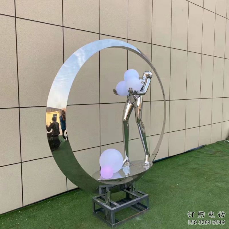 贛州仙子雕塑展品，公園小品，景觀圓環仙子雕塑生產商