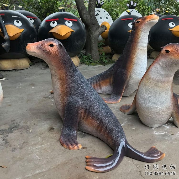 宜春園林海豹雕塑
