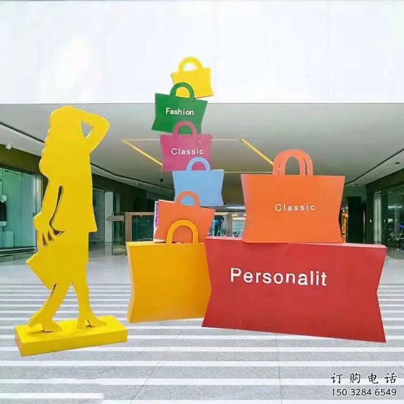 青銅峽購物人雕塑選定，景觀雕塑，不銹鋼購物人雕塑生產商