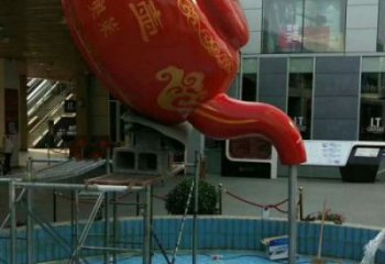 新建鐵藝水景天壺雕塑，噴泉雕塑，抽象天壺雕塑制作