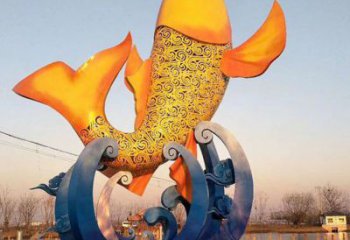 和平園林鯉魚雕塑