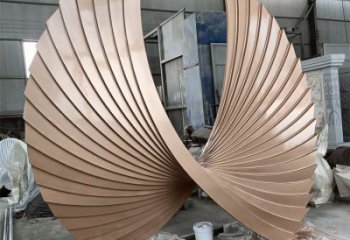 鹽池羽翼雕塑常用，景觀概念，不銹鋼羽翼雕塑展品