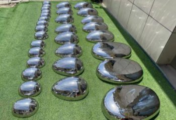 街道景觀雕塑，鍛造景觀石雕塑，古銅效果