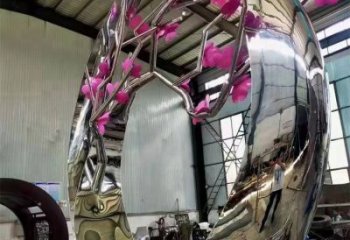 眉山梅花雕塑工廠優選，城市裝飾，景觀梅花雕塑供給