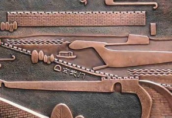 達州銅浮雕景墻雕塑，圓雕工藝