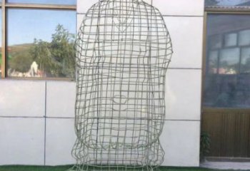 阿里鏤空孔子雕塑訂做,景區(qū)雕塑,鐵藝古代人物雕塑定價