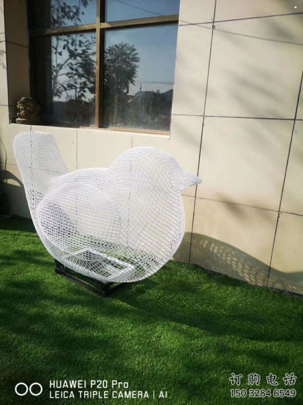 萬盛鏤空鳥雕塑供需，透雕系列，鐵藝小鳥雕塑制造商