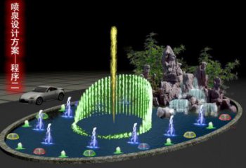 怒江旱地漂浮噴泉雕塑，水景藝術噴泉雕塑生產商