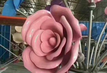 上城牡丹花雕塑工廠優(yōu)選，城市裝飾，牡丹花花朵雕塑供給