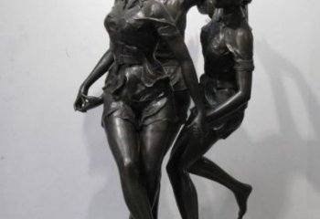 寧波住宅小區跳舞雕塑