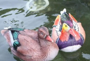 寧波園林鴛鴦雕塑