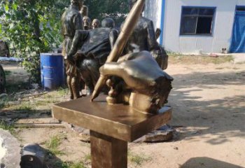 長壽手握鋼筆雕塑,街道標識,玻璃鋼手握鋼筆雕塑廠家