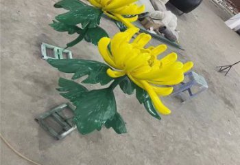 南岸景區(qū)菊花雕塑優(yōu)選，圓雕體系，城市菊花雕塑選定