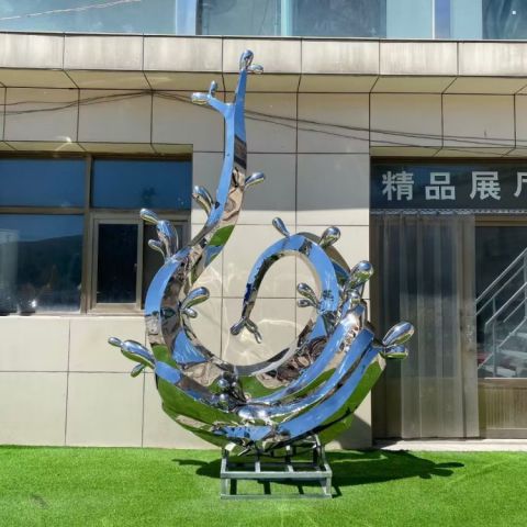 大型浪花雕塑 歐式步行街波浪雕塑 彩繪波浪雕塑 大型浪花雕塑 歐式步行街波浪雕塑 彩繪波浪雕塑