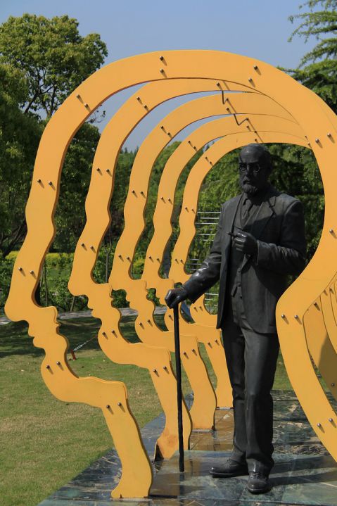 人頭大門雕塑 鏤空景觀雕塑 步行街拱門雕塑